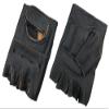 River Road Buster Mens Vintage Leather Motorcycle Fingerless Gloves Brown XXL view 1