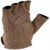 River Road Buster Mens Vintage Leather Motorcycle Fingerless Gloves Brown XXL view 3