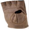 River Road Buster Mens Vintage Leather Motorcycle Fingerless Gloves Brown XXL view 4