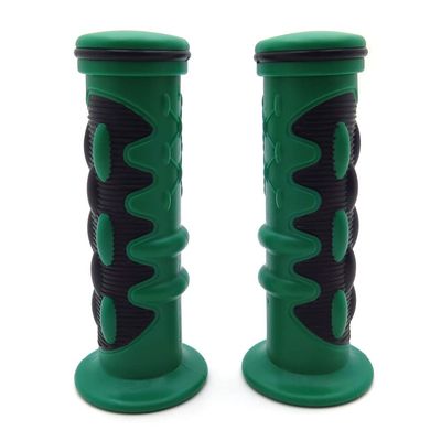 HTTMT- WATERCRAFTS Comfort Gel Style Grips GREEN Compatible with ATV QUAD WATERCRAFT BOMBARDIER JET SKI ATV RECON RINCON Brute Force Prairie GRIZZLY KODIAK (Left:7/8"/ Right:1")