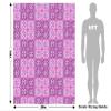 Rwraps Floral Tile Foxglove Gloss Vinyl Film Wrap 59in x 26ft Vinyl Vehicle Car Film Sheet Roll view 3