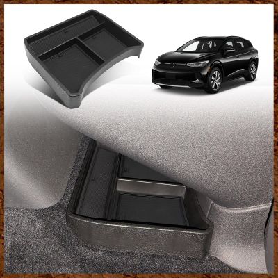 Muslogy for 2026 2025 2024 2023 VW ID4 Lower Console Organizer Upgraded Storage Box Insert Tray Interior Accessories Compatible with Volkswagen ID.4 ID 4 2023+ ONLY