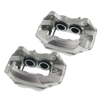 HDOZTOJI HDOZTOJI 2pcs Disc Brake Caliper Set Front Left Driver and Right Passenger Side Steel Without Bracket for Toyota for Tacoma 2.4L 1995-1998 & 2.7L/3.4L 1995-2004 Zinc Plated Silver