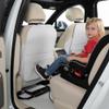 TAIKOO Back Seat Protector,Preventing the Impact of Children Stepping on the Seat Backrest,Beautiful appearance and easy to clean,black (Cream White -2 pcs) view 3