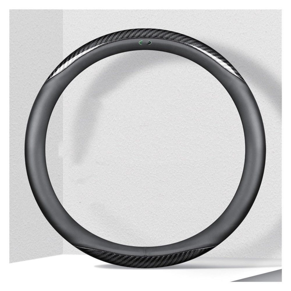 FUERU Car Steering Wheel Cover Set Car Steering Wheel Cover Four Seasons Leather Sweat Absorption Breathable Car Interior (Color : 4#)