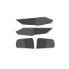 NAKEAH Car Headlight Protective Film for Mustang 2018-2020 Smoked Black Car Headlight Protective Film Scratch TPU Light Cover Film view 1