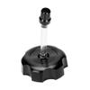 Riloer CNC Aluminum Gas Fuel Tank Cap with Vent Breather Tube, 40mm/1.57in Gas Fuel Tank Cap, Petrol Diesel Cover, Fit for 50cc 70cc 90cc 110cc 125cc Coolster, Black view 1