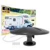 Digital RV TV Antenna Outdoor 360 Omni-Directional Reception, Long Range 4K HD Roof Mount RV Tv Antenna for Camper, Outdoor Smart Tv, Trailer, Campervan, Truck 120+ Miles, 16.4FT Cable, VHF & UHF view 2