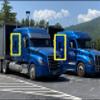 Sleeper Window Curtain fits Freightliner Cascadia 2008-2025 Sleeper Window Cover Window Sun Protection view 3