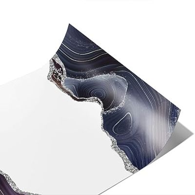 Rwraps Gray Agate Gemstone Actinolite Gloss Vinyl Film Wrap 59in x 28ft Vinyl Vehicle Car Film Sheet Roll