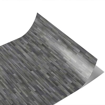 Rwraps Horizontal Strip Parquet Fogstone Stain Gloss Vinyl Film Wrap 59in x 30ft Vinyl Vehicle Car Film Sheet Roll