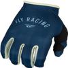 Fly Racing 2024 Women's Lite Gloves (Navy/Ivory X-Large) view 1
