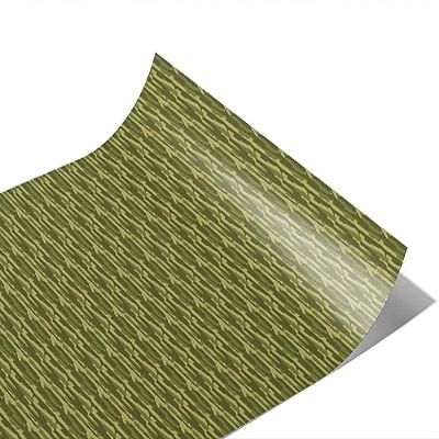 Rwraps Green Camouflage Jigsaw Jungle Gloss Vinyl Film Wrap 59in x 16ft Vinyl Vehicle Car Film Sheet Roll