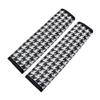BPOOBP Car Seat Belt Shoulder Pads Houndstooth Car Shoulder Protector Rhombus Embroidered Seat Belt Cover Houndstooth White view 2