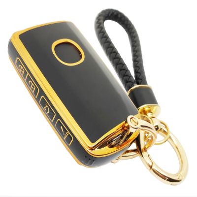 Arruweer Key Fob Cover for Mazda Key Fob Case Holder Protector Compatiable with 2019-2022 Mazda 3, Mazda 3 Hatchback, 2020-2022 Mazda CX-5, CX-30, CX-10 Car Accessories Keychain (ARRUJTPUBL)
