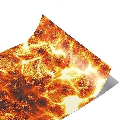 Rwraps Lava No Touching Matte Vinyl Film Wrap 59in x 18ft Vinyl Vehicle Car Film Sheet Roll