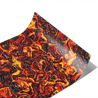 Rwraps Lava Hawaiian Islands Gloss Vinyl Film Wrap 59in x 19ft Vinyl Vehicle Car Film Sheet Roll
