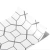 Rwraps Monochrome Mosaic Bathroom Flooring Gloss Vinyl Film Wrap 59in x 21ft Vinyl Vehicle Car Film Sheet Roll view 2