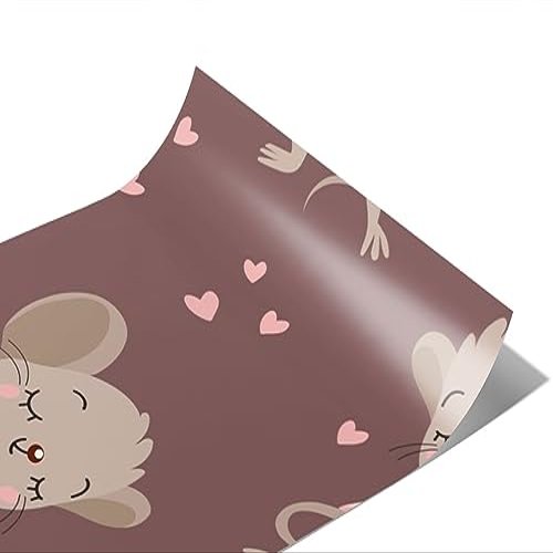 Rwraps Mouse Miss Fancy Matte Vinyl Film Wrap 59in x 25ft Vinyl Vehicle Car Film Sheet Roll