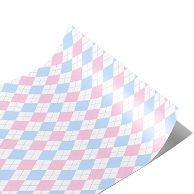Rwraps Multicolored Argyle Easter Sunday Gloss Vinyl Film Wrap 59in x 19ft Vinyl Vehicle Car Film Sheet Roll