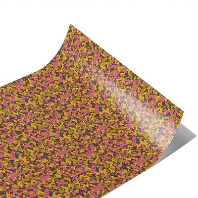 Rwraps Neon Camouflage Rave ERDL Matte Vinyl Film Wrap 59in x 24ft Vinyl Vehicle Car Film Sheet Roll