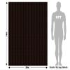 Rwraps Natural Vertical Wood Plank Jacobean Matte Vinyl Film Wrap 59in x 30ft Vinyl Vehicle Car Film Sheet Roll view 3