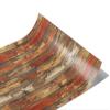 Rwraps Natural Vertical Wood Plank Distressed Cognac Gloss Vinyl Film Wrap 59in x 17ft Vinyl Vehicle Car Film Sheet Roll view 2