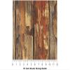 Rwraps Natural Vertical Wood Plank Distressed Cognac Gloss Vinyl Film Wrap 59in x 17ft Vinyl Vehicle Car Film Sheet Roll view 4