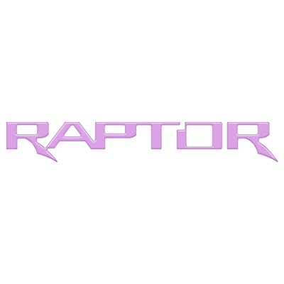 Raptor Tailgate Emblem Inserts - Compatible with 2017-2027 Raptor