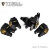 TREAL Brass Axle Tube Link Mount Set Shocks Mounts (4) Weight Upgrades for 1/10 SCX10 PRO view 2