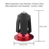 Tissting Bar End Plugs Caps, Aluminum Alloy Bike Bar Ends Plug for 15.9-21.4mm Bicycle Handlebars - Adjustable Expansion Locking Grips for BMX MTB Road Bicycles, Handlebar End Caps(Red) view 2