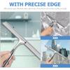 2pcs Replacement Window Wiper Strips for Easy Installation Practical Glass Cleaning Tool Compatible Home Use and Car Windshield Cleaning view 3