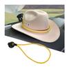 zipelo Hat Mounts for Car, Cowboy Hat Holder Rack with Suction Cup and Handmade Rope, Car Accessories, Universal Cowboy Hat Hanger for SUV Truck Vehicle Home, Keeps Your Hat On The Dash (Yellow) view 1