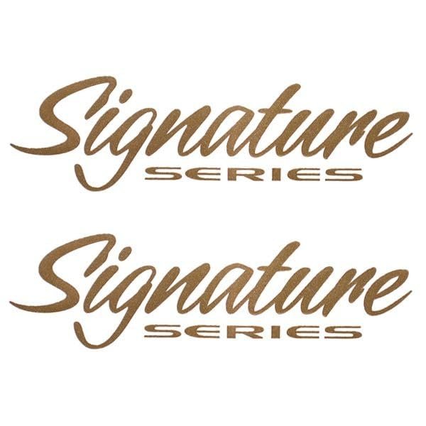 Boat Signature Decals 111435 | 7 1/8 Inch Gold (Pair)