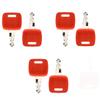 Neeseelily 6 PCS Heavy Equipment Ignition Key RE71557 RE183935 RE43492 Compatible with John Deere Tractor 110 TLB 3120 3203 3320 3520 3720 4105 4120 4210 4310 4320 4410 4510 4520 4610 4710 5045D view 3