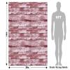 Rwraps Pink Wood Plank Distressed Rose Gloss Vinyl Film Wrap 59in x 29ft Vinyl Vehicle Car Film Sheet Roll view 3