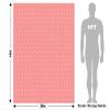 Rwraps Polka Dot Blush Pink Gloss Vinyl Film Wrap 59in x 23ft Vinyl Vehicle Car Film Sheet Roll view 3