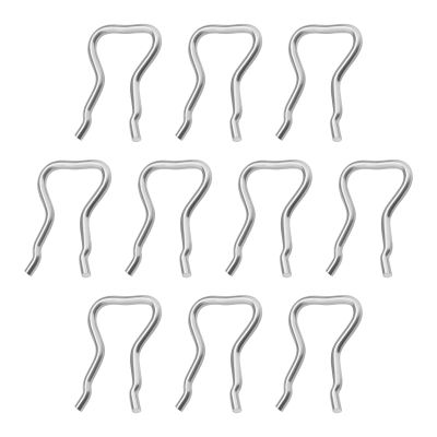 Micro Traders 10PCS Common Rail Injector Return Leak Off Pipe Clips F00VC22003 F00RJ00322 Replacement Fuel Injector Steel Metal Retaining Clips