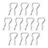 Micro Traders 10PCS Common Rail Injector Return Leak Off Pipe Clips F00VC22003 F00RJ00322 Replacement Fuel Injector Steel Metal Retaining Clips view 1