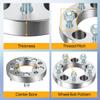 OCPTY 6x5.5 Wheel Spacers 2" for Nissan for Titan 2004-2022 Bore 108mm view 3