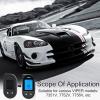 Jawfait Remote Case for Viper, Soft Silicone Car Key Case Shell, Protective Fob Cover with Button, Non-Toxic Keyless Entry Remote Control Replacement for Viper #4706 5706 7351V 7752V 7756V (Black) view 2