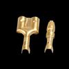 GatherTOOL 10/20/50sets 4.0 Bullet Terminal 1 : 2 Green Car Electrical Wire Connector Diameter 4mm Male + Female (Color : 10sets) view 4