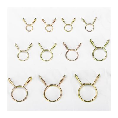 WALENI 20pcs 6-20mm Motorcycle Scooter ATV Fuel Line Hose Tubing Spring Clips Clamps Motorcycle Accesspries (Size : 12-12.5mm)