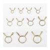 WALENI 20pcs 6-20mm Motorcycle Scooter ATV Fuel Line Hose Tubing Spring Clips Clamps Motorcycle Accesspries (Size : 12-12.5mm) view 1
