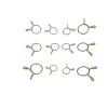 WALENI 20pcs 6-20mm Motorcycle Scooter ATV Fuel Line Hose Tubing Spring Clips Clamps Motorcycle Accesspries (Size : 12-12.5mm) view 2