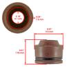 Caltric Exhaust Valve Stem Seal Compatible with Honda Silver Wing 600 FSC600 2002-2013 / VFR1200FD ABS DCT 2010 2012-2013 / VFR1200X DCT 2016-2017 view 2