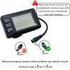 UART NO.2 Protocol P3H Electric Bicycle LCD Display Panel Dashboard Display Panel 24V36V48V60V, Suitable for Electric Scooters (5PIN) 5-pin Male Connector view 2