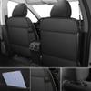 GXT Fit Nissan X-Trail Seat Covers for Selected 2014 2015 2016 2017 2018 2019 2020 Nissan X-Trail - Odorless Leatherette Full Set Custom Seat Covers(Black and White) view 3
