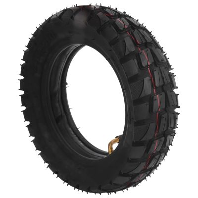 Rubber Scooter Tires, 10in Electric Scooter Tire with 10x2.5in Inner Tube Inflatable Rubber Tyre Replacement 255x80 Outer Tube