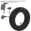 Rubber Scooter Tires, 10in Electric Scooter Tire with 10x2.5in Inner Tube Inflatable Rubber Tyre Replacement 255x80 Outer Tube view 2